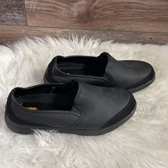 TredSafe Oil and Slip Resistant Ladies Work Shoes Black Workwear Safety Size 11 - Picture 7 of 9